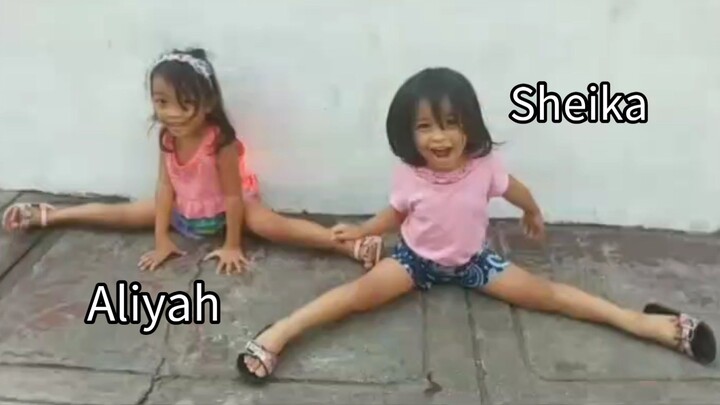 Sina Aliyah at Sheika nagsplit 😆✌️