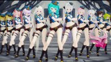 [MMD.3D]Tarian Gumi, Haku, Ia, Luka, Meiko, Miku, Neru, Rin, Teto