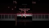 Nothing's Gonna Change My Love For You #piano #cover #pianocover #shorts