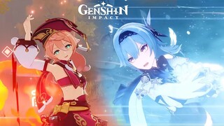 Genshin Impact - All Characters Skills Transitions MV Showcase 2021