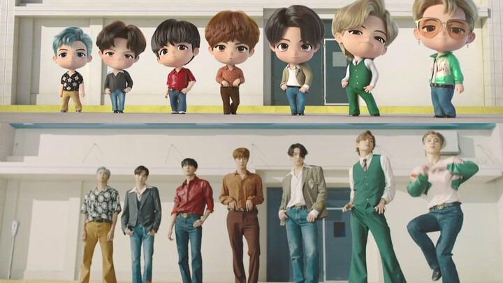 [รีมิกซ์][KPOP]บีทีเอสปะทะ TinyTAN เวอร์ชั่นบีทีเอส|<Dynamite>