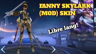 SCRIPT FANNY SKYLARK MOD SKIN PATCH LIGHTBORN MOBILE LEGENDS