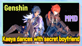 [Genshin  MMD]  Kaeya dances with secret boyfriend