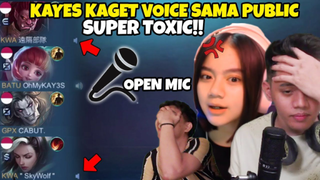 OPEN MIC Ketemu Public TOXIC!! KAYES Sampe STRESS WKWKWK!! #pubcheck - Mobile Legends