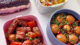 I prepared a super delicious bento for my bestie! She said that the food cured her fatigue from work