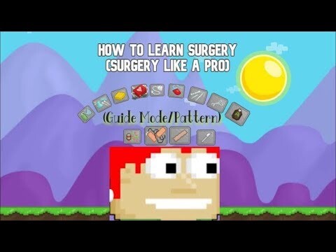 Growtopia How to Learn Surgery (With Pattern to Learn Easily)
