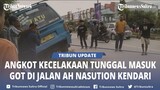 🔴 Satu Unit Angkot Kecelakaan Tunggal Masuk Got di Jalan AH Nasution Kambu Kendari Sulawesi Tenggara