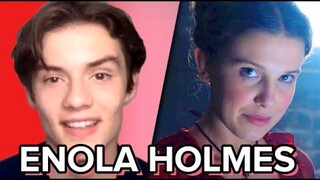 Louis Partridge Talks Enola Holmes Sequel With Millie Bobby Brown | PopBuzz Meets