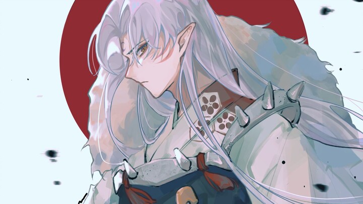 【procreate】Proses melukis Sesshomaru menyia-nyiakan tiga menit hidupnya