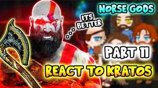Norse Gods react to Kratos Part 11 || GOW Ragnarök || - Gacha Club React