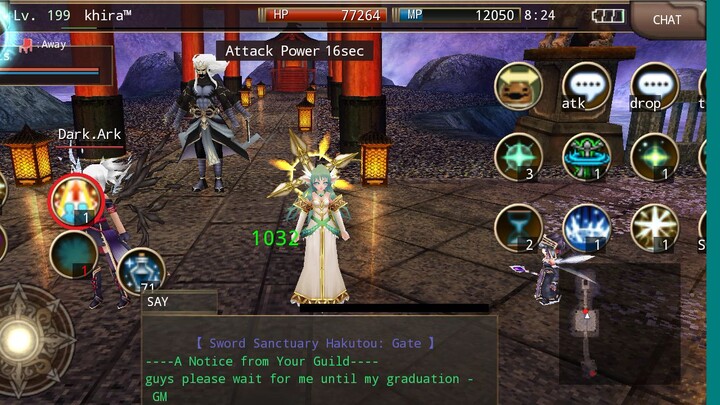 IRUNA ONLINE@ BISHOP Vs Futsunushi@ Samurai Event