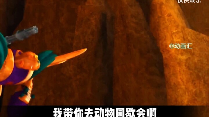 为了动物世界的视频，猛虎王和狂野猩展开了一场生死大战