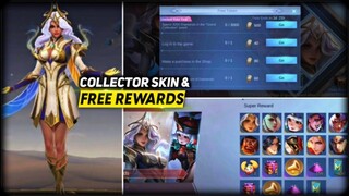 ESMERALDA COLLECTOR SKIN FREE TOKENS & ALL REWARDS | MLBB