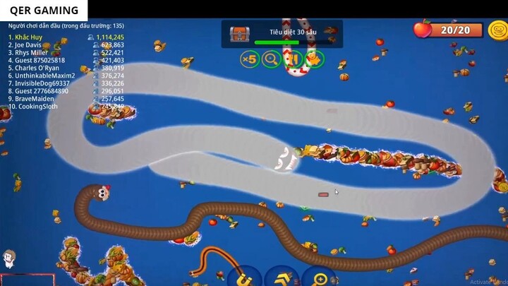 Rắn săn mồi, Game rắn top 1 kịch kính và vui nhộn - ZonZin TV #287 7