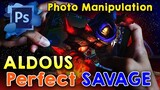 Aldous Perfect Savage | Mobile Legends | Digital Art | Photoshop Photo Manipulation | zeti