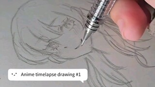 ✨️Anime timelapse drawing✨️ #1