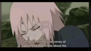 Sasuke being afraid to loose sakura