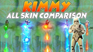 Kimmy All Skin MLBB Comparison 2022 Edition