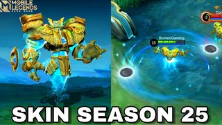 NEW SKIN URANUS "EARTHEN RELIC" SEASON 25 SKIN‼️ - MOBILE LEGENDS