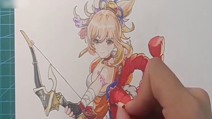 [Colored lead] Ah, it's Xiaogong from Naganohara Fireworks Shop