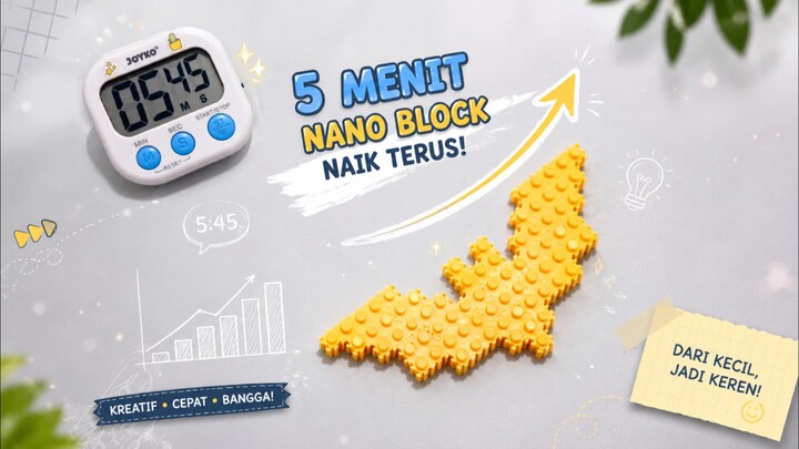 Bikin Kelelawar Mini Versi Nano Block🔥