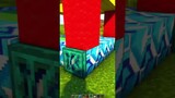 Bouncy Castle Trampoline in Minecraft! #shorts #minecraft
