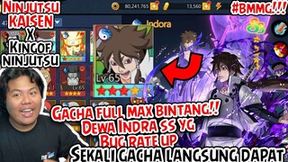 GACHA FULL MAX BINTANG DEWA INDRA SS DAN REVIEW DI GAME NINJUTSU KAISEN TAPI VERSI KING OF NInjutsu