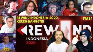 REAKSI PARA GAMER MELIHAT YOUTUBE REWIND INDONESIA 2020, KEREN BANGET!!! PART 1