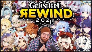 MY REACTION TO THE GENSHIN REWIND 2021 (NOSTALGIA WARNING)