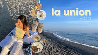 i'm back in the philippines! | la union vlog ☀️ food, nightlife, beaches & sunsets