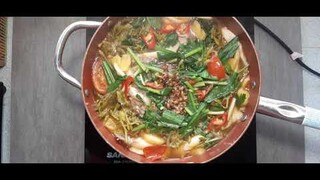 Cách nấu canh chua bông đu đủ đực. Cực tốt cho sức khỏe. Bếp cô tư tập 307..