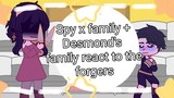 🍗Spy x family+ Desmond's family react to the forgers Pt 2 🇲🇽🇺🇸