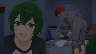 My friend wanted to do it with me, overnight adventures in the male dorm | Horimiya Piece EP 6