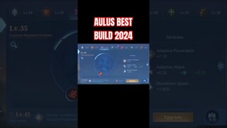 Aulus Best Build 2024 (Part 2) #shorts #mlbb