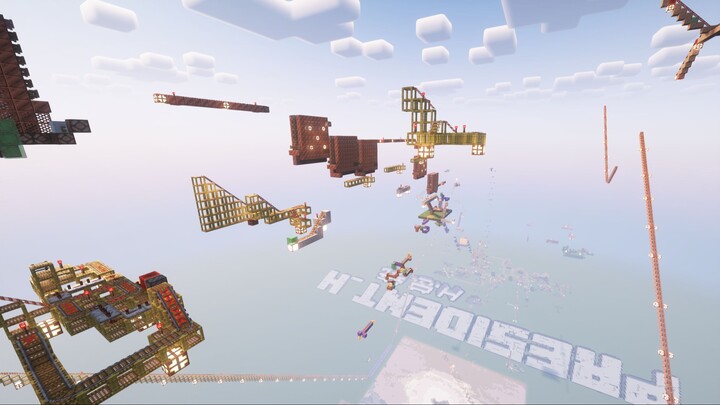I built the world's longest discontinuous roller coaster...