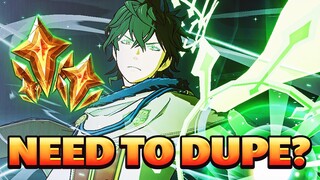 IS F2P SPIRIT DIVE YUNO RUNNABLE? NO DUPE vs MAX DUPE YUNO! | Black Clover Mobile