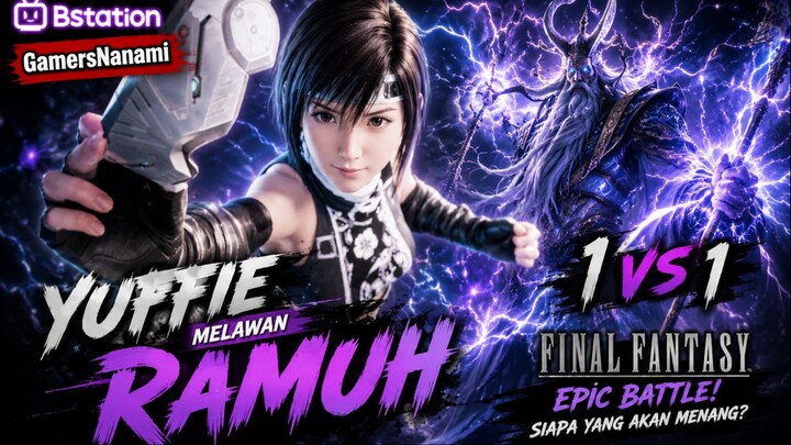 Yuffie vs Ramuh! Pertarungan 1 VS 1 yang Gila ⚡🔥 | Final Fantasy VII Remake