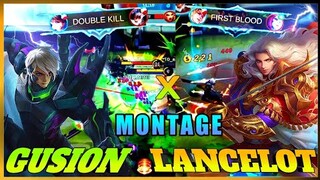 GUSION X LANCELOT MONTAGE EPS. 1 || INSANE COMBOS - MLBB