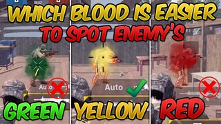 Which Blood is Easier to Spot Enemy? Yellow!?! (+ How to get it) | Pubg Mobile Guide/Tutorial