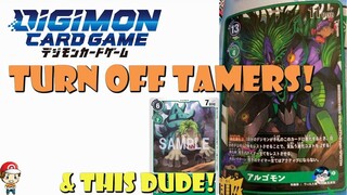 Great New Argomon (Level 6) Turns Off Your Tamers!! (& MoriShellmon) (Digimon TCG Reveals)