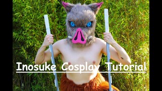 Cosplay Inosuke - Kimetsu No Yaiba [Tutorial with fast camera]