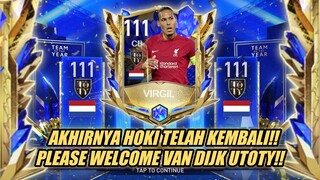 GACHA UTOTY AKHIRNYA HOKI!! BAWA PULANG VIRGIL VAN DIJK UTOTY CB 111 FIFA MOBILE INDONESIA