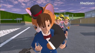 Rex and I p2 | Shortfilm (Sakura School Simulator)