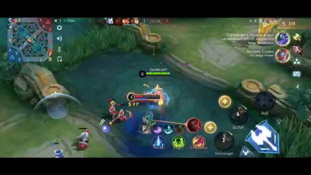 masih belajar main game mobile legend