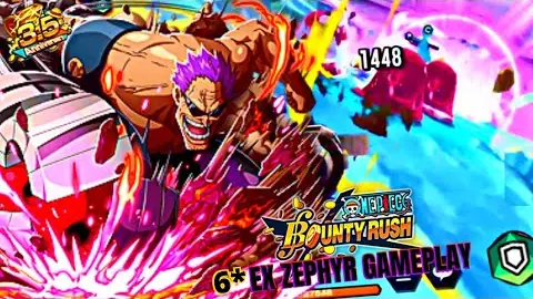 6 Ex Zephyr Gameplay Most Broken Ex Character In Opbr One Piece Bounty Rush Opbr Bilibili