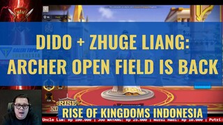 DIDO + ZHUGE LIANG: KOMANDER RUSAK [RISE OF KINGDOMS INDONESIA]