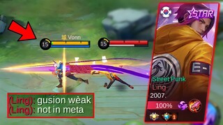 Gusion vs Top Supreme Global Ling in Ranked Game! (WHO WILL WIN?)