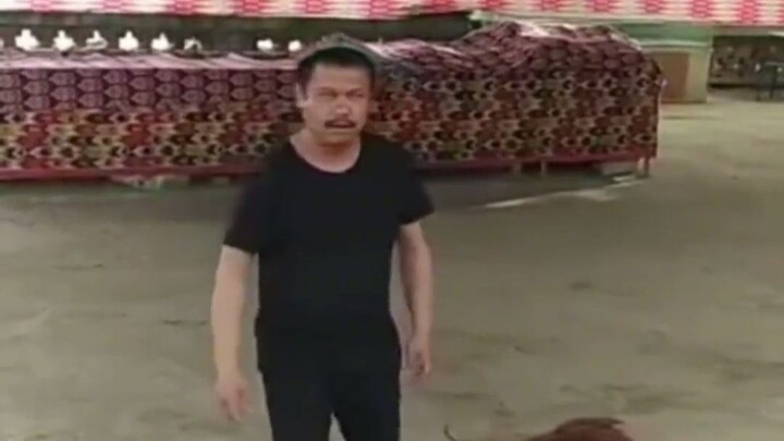 عم شينجيانغ يشرح رقصة شينجيانغ بشكل مضحك، هل تعلمتها؟
