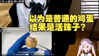 樱花妹第一次吃活珠子吓到大叫，随后竟开始细嚼慢咽，太狂野了！
