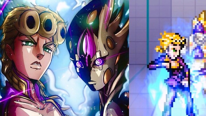 MUGEN: Giorno (2024 Another Version) Character Skills Demonstration